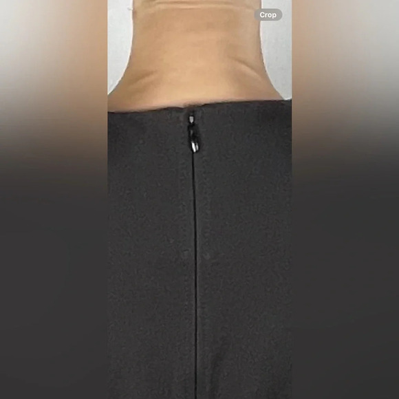 Banana Republic NEXT TAILORING BLACK SHORT SLEEVE STRETCH MIDI SHEATH DRESS - Picture 5 of 10